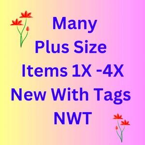 Many PLUS Sizes, Most New w Tags NWT
